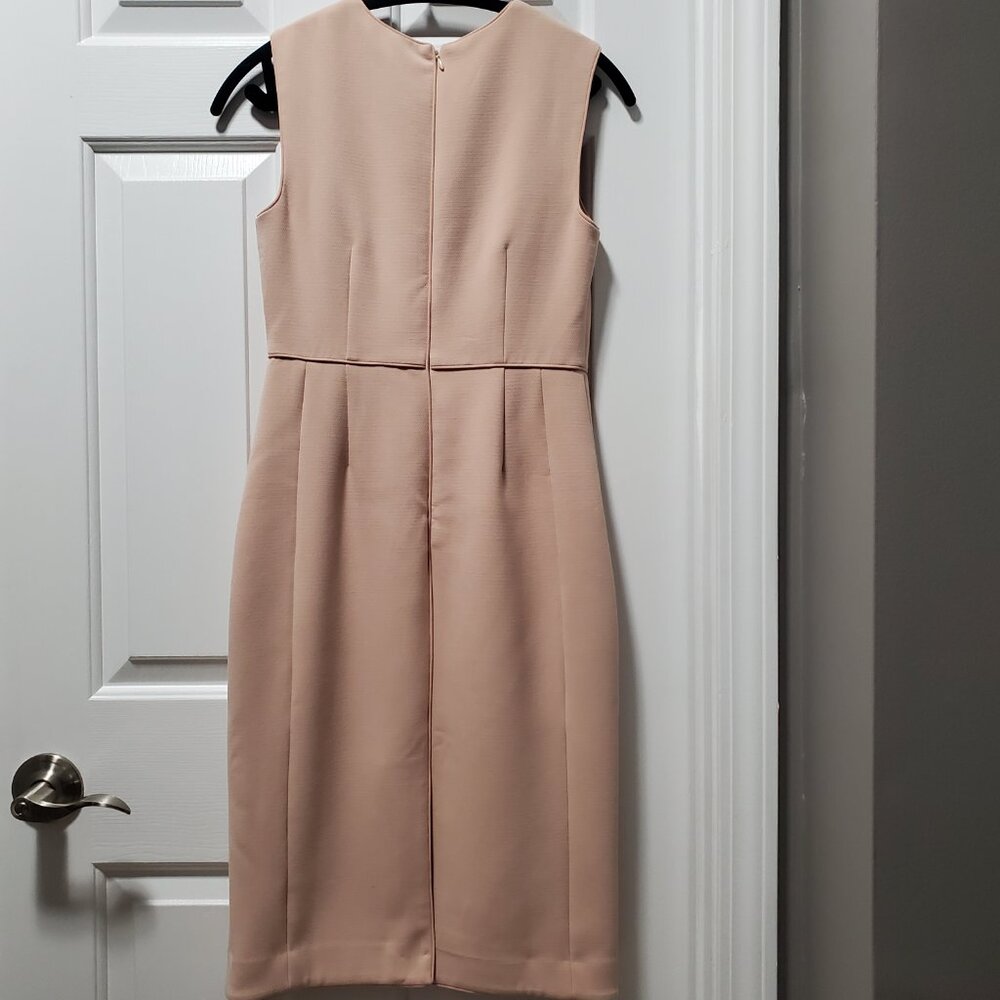 Ann Taylor Pink Sleeveless Sheath Dress | Size 0 - Picture 2 of 5
